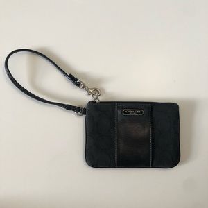 Coach Black Wristlet